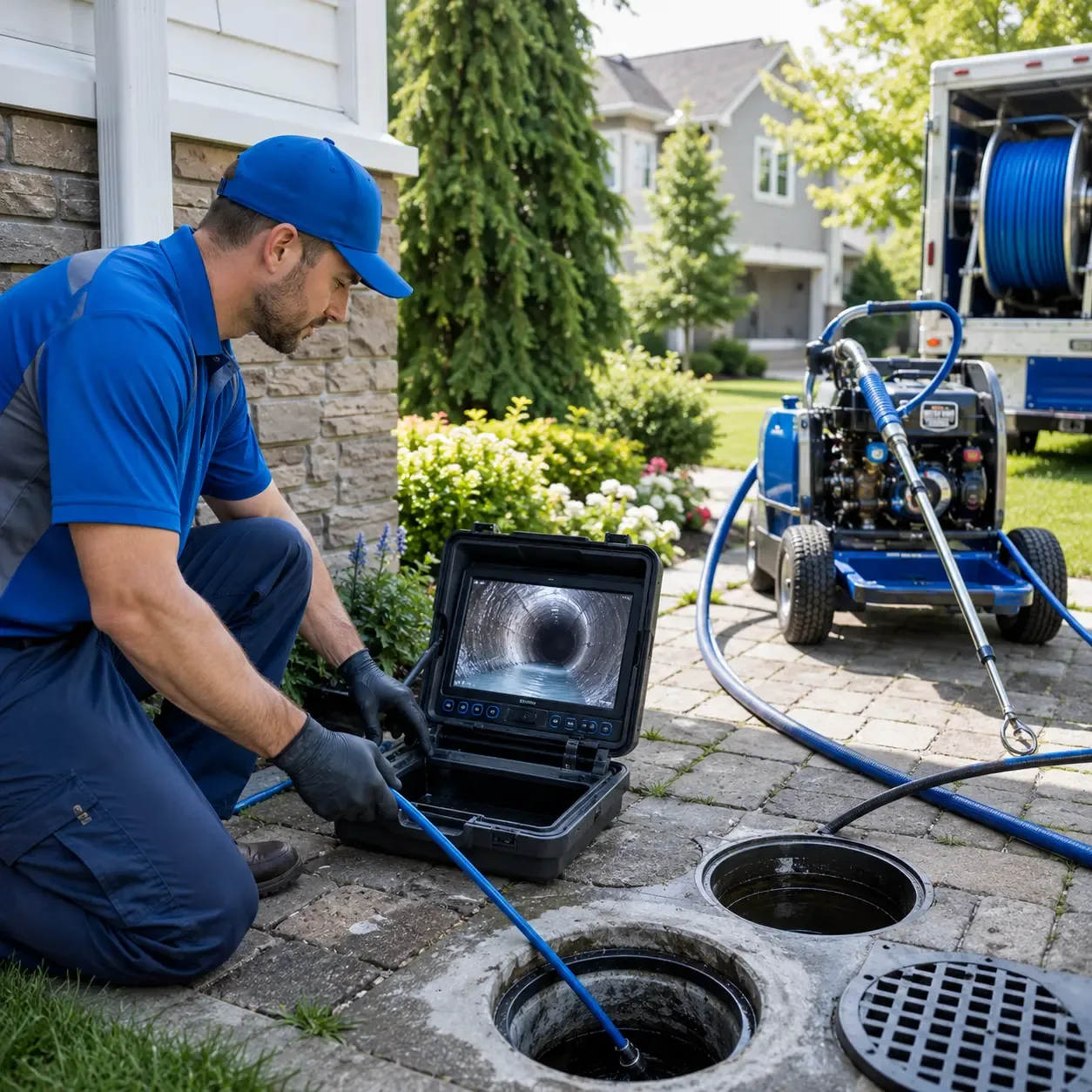 Outdoor drain cleaning professionals serving North Georgetown, OH